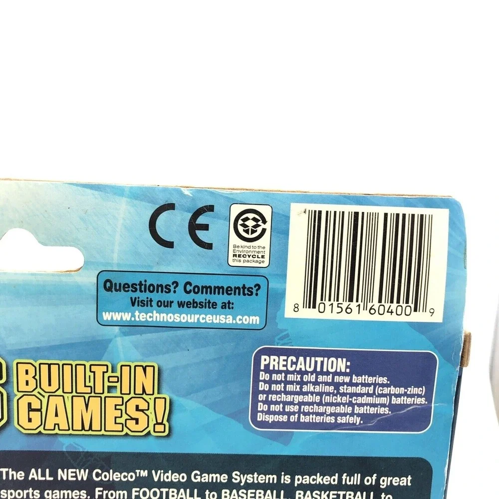 Coleco Video TV System‎ Plug And Play Sports Basketball Football 6 Games Total